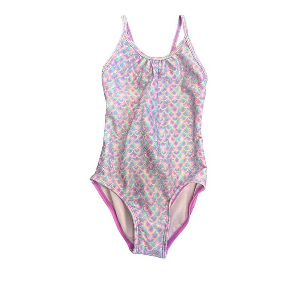 Cat & Jack XS (4/5) Girls Rash Guard & One-Piece Swimsuit Set - Picture 6 of 7